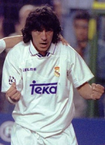 1996: Iván Zamorano con 13 goles en Real Madrid (España) e Inter de Milán (Italia).