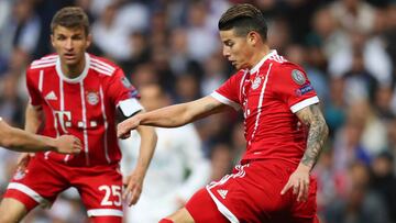 James Rodríguez, jugador del Bayern Múnich