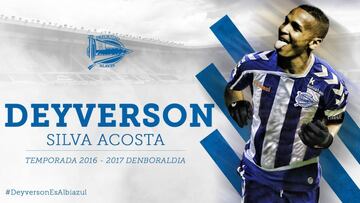 Deyverson jugará cedido en el Alavés, con opción de compra