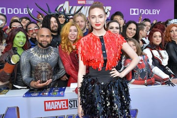 Karen Gillan en la premiere de Avengers: Endgame.