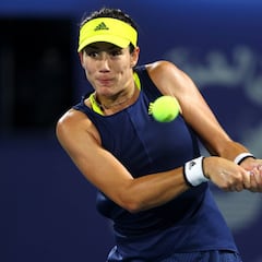 Muguruza alcanza por tercera vez las semifinales en Dubái