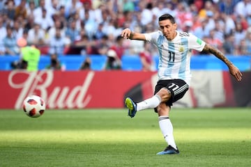 Ángel Di María marca el 1-1.