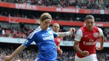 <b>TITULAR. </b>Fernando Torres salió de inicio, pero no marcó.