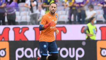 David Ospina en un partido del Napoli en la Serie A