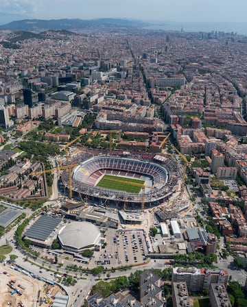 En la misma medida tambi¨¦n se est¨¢n ultimando los accesos al nuevo estadio para que est¨¦n en las mejores condiciones cuando los aficionados vuelvan.