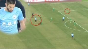 Yannick Carrasco lo pasa mal en China en sus primeros duelos