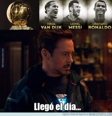 Los memes más divertidos del Balón de Oro 2019