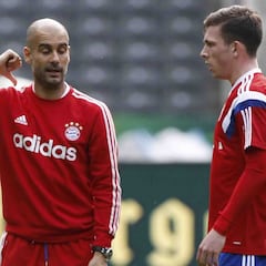 El día que Pep y Hojbjerg lloraron juntos