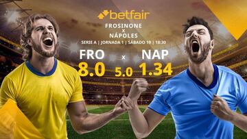 Frosinone Calcio vs. SSC Napoli: horario, TV, estadísticas, clasificación y pronósticos