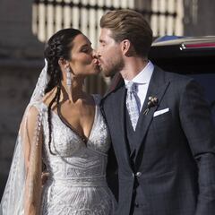 ¡Vivan los novios!: Así han posado Sergio Ramos y Pilar Rubio