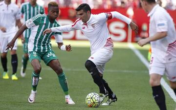 Reyes en un partido contra el Betis.