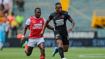 Hugo Rodallega habló del presente de Santa Fe y la eliminación de América de Cali.