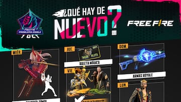 Agenda semanal de Free Fire del 28 de septiembre al 4 de octubre con nuevo pase élite