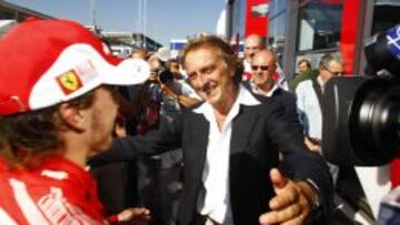 Alonso y Montezemolo, en otros tiempos.