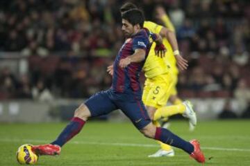 Luis Suárez igualmente apareció mencionado en el estudio, superando el 50% de presencias en Barcelona.