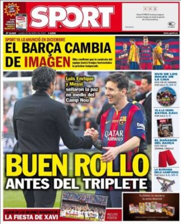 Portadas de la prensa deportiva