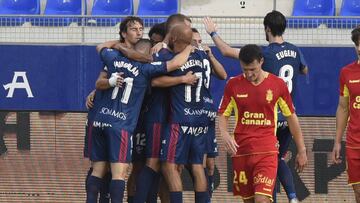 Okazaki permite al Huesca dormir en ascenso directo