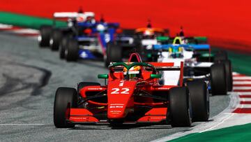 Belén García en las W-Series en Austria.