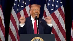 Trump sparks controversy after mocking trans athletes in awkward moment