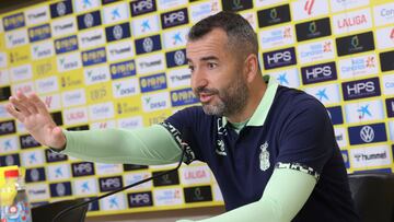 23/01/2025 FUTBOL PRIMERA DIVISION TEMPORADA 24/25 UD LAS PALMAS Rueda de prensa de Diego Martinez