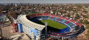 1- Estadio General Pablo Rojas, casa de Cerro Porteño. 