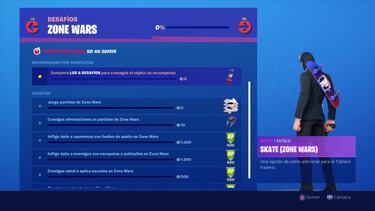 Fortnite: guía de desafíos de Zone Wars