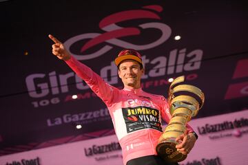 El ciclista esloveno Primoz Roglic ha conquistado su primer Giro de Italia, la cuarta gran vuelta de su palmarés. 