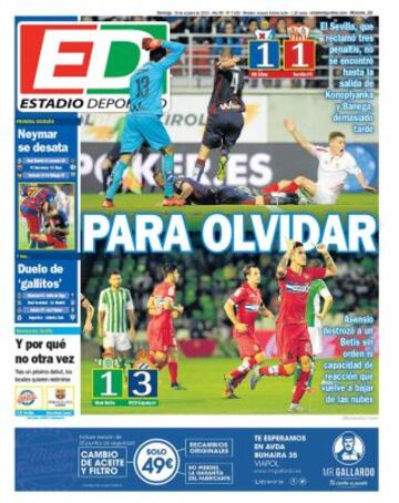 Portadas de la prensa deportiva