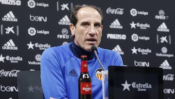 Voro durante la rueda prensa.