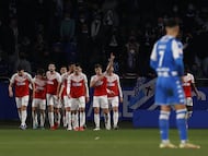 Partido Deportivo de La Coruña - Racing de Santander. gol