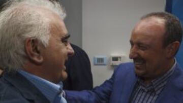 Un abrazo de Rafa Benítez que vale más que mil palabras