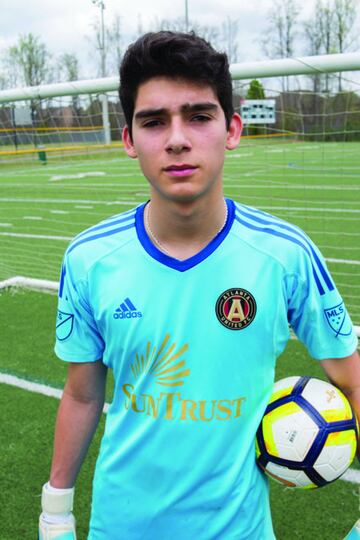 El arquero de Atlanta United fue nominado por Hernán Caputto al Sudamericano Sub-17 que se realizará en Perú. Peleará el puesto con Julio Fierro, promesa de Colo Colo.