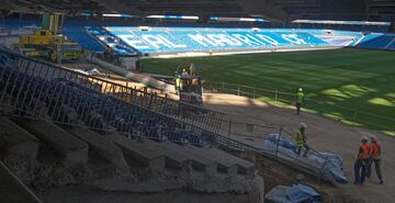 Así avanzan las obras del Santiago Bernabéu