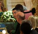 Cristiano llega a cena a la Casa Blanca y Trump lo presume con su hijo