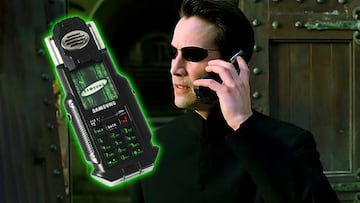 matrix reloaded samsung sph-n270 telefono movil neo keanu reeves