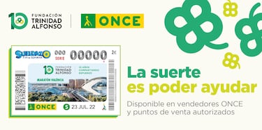 La ONCE dedica el cupn al 10?Aniversario de la Fundacin Trinidad Alfonso  