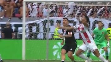 Iban 106 minutos y Medel se transformó en villano... ¡increíble!