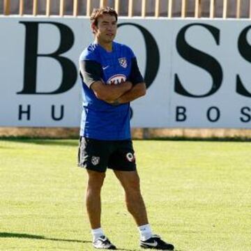 Imagen de Abel Resino como entrenador del Atlético.".