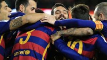 La piña del Barça.