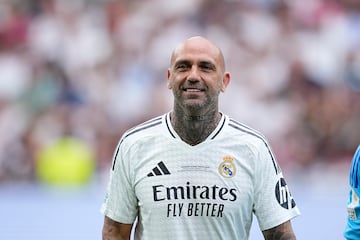 Ra迆l Bravo durante el partido ben谷fico de leyendas XII Coraz車n Classic Match Real Madrid-Borussia Dortmund.