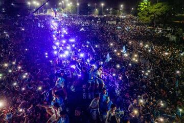 La fiesta en la capital de Argentina. 