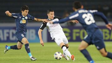 Matheus Uribe durante un partido con Al Sadd.