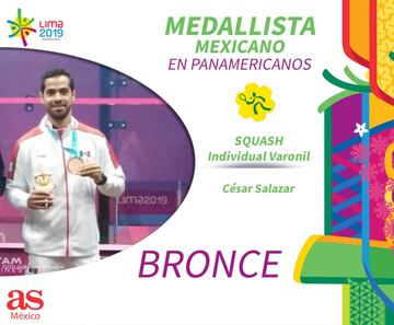 Bronce en squash individual