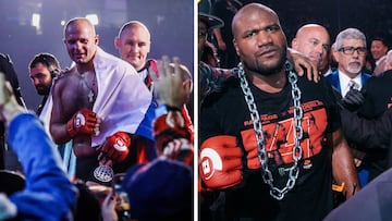Fedor Emelianenko y Rampage Jackson.