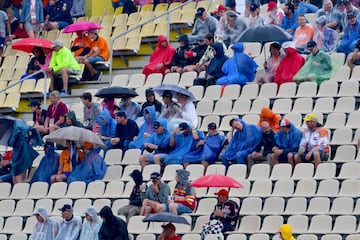 Seguidores presentes en el Gran Premio de Alemania de Fórmula 1.