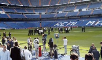 La Juve toma contacto con el Bernabéu