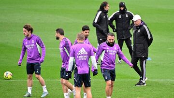 Ancelotti confía en su bloque habitual para medirse al Valladolid.