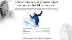 Los 14 ochomiles de Edurne Pasaban, leyenda del alpinismo