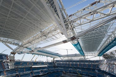 Trabajos en el techo retráctil. 







