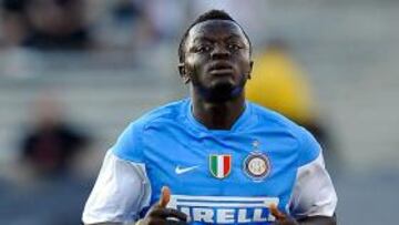 Muntari, con el Inter.